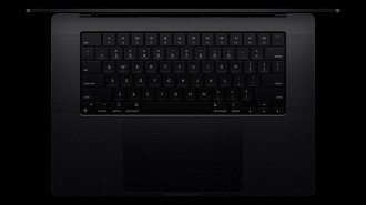 Teclado do novo MacBook Pro. Imagem: Apple/Reprodução
