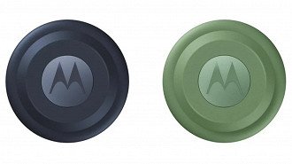 Design e cores da Moto Tag. Imagem: Motorla/Reprodução