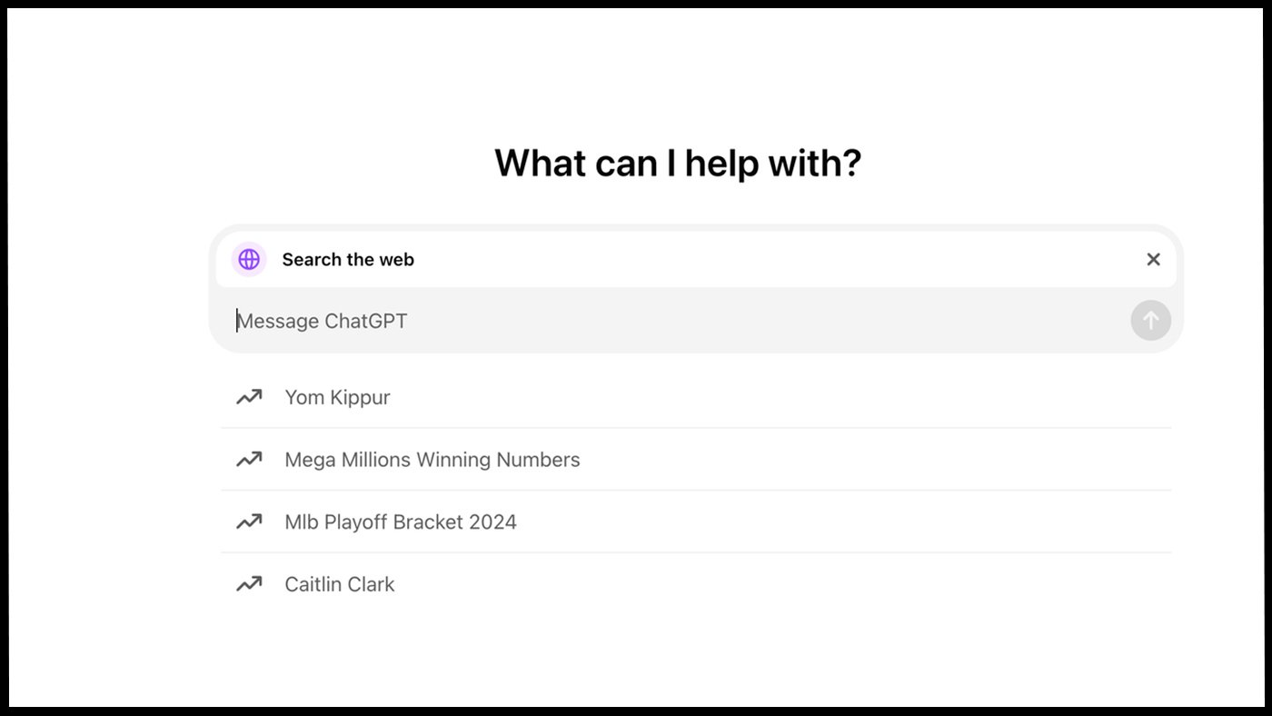ChatGPT introduces SearchGPT in the United States featuring live search functionality.