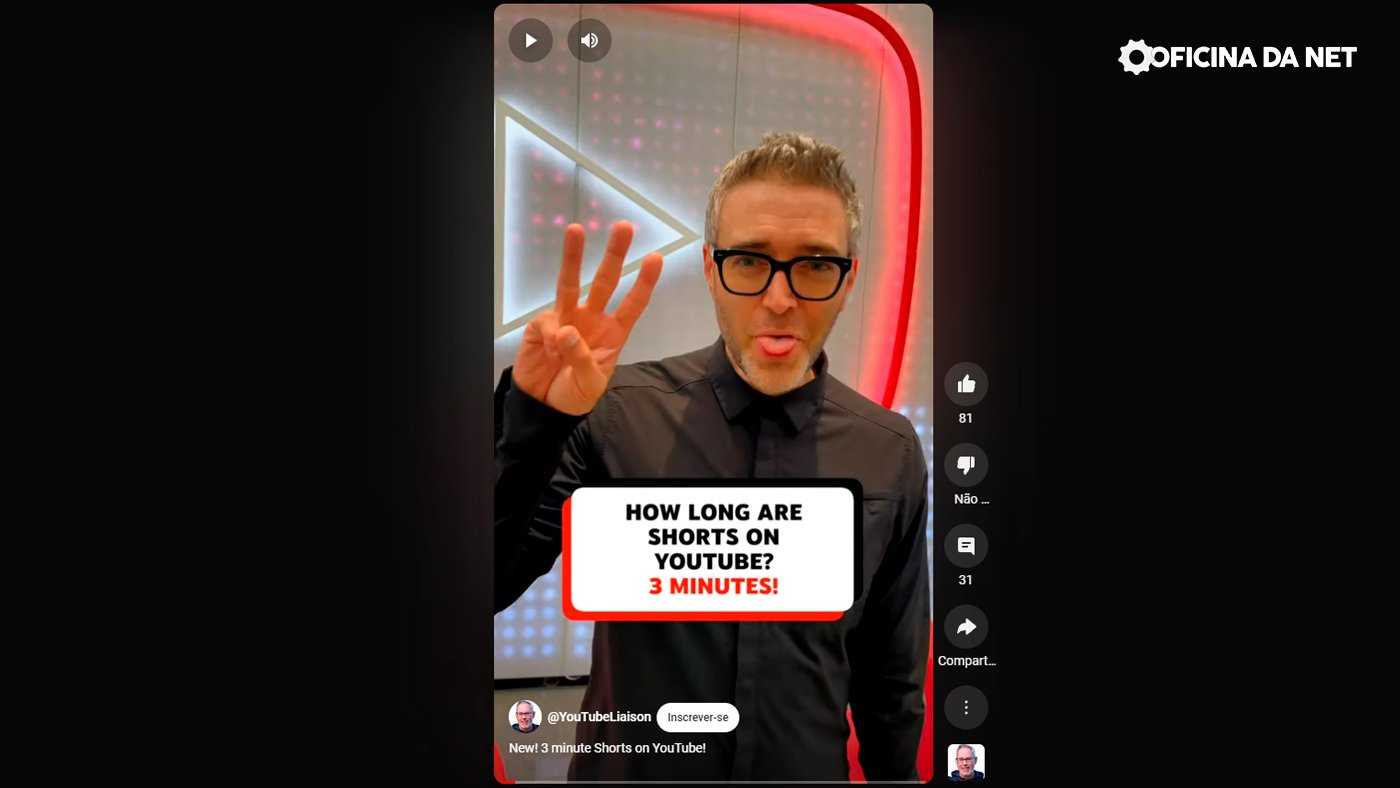Youtube Shorts will feature videos that are up to 3 minutes long and will include news content.